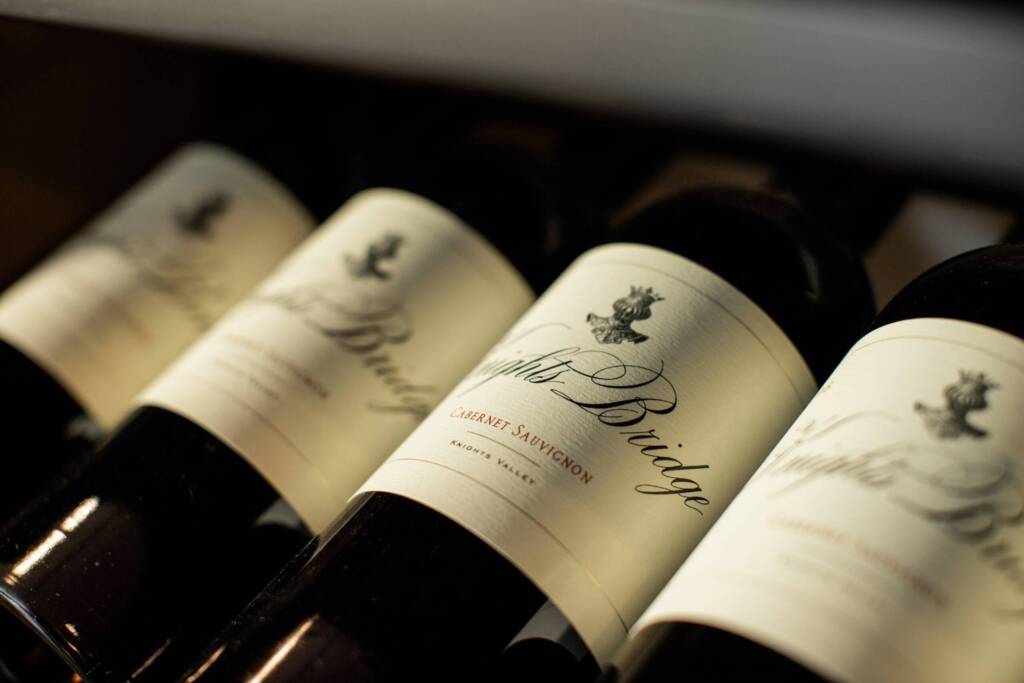 Row of Cabernet Sauvignon